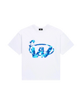 Blue Camo logo Tee [WHITE]