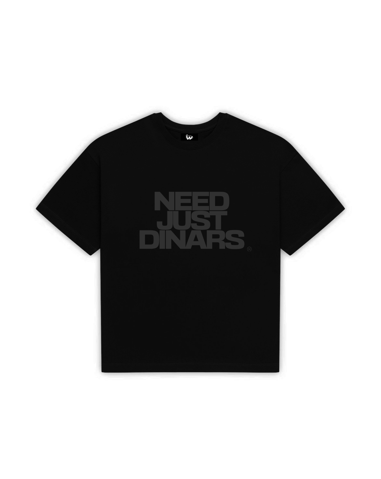 Need just dinars Tee [BLACK]