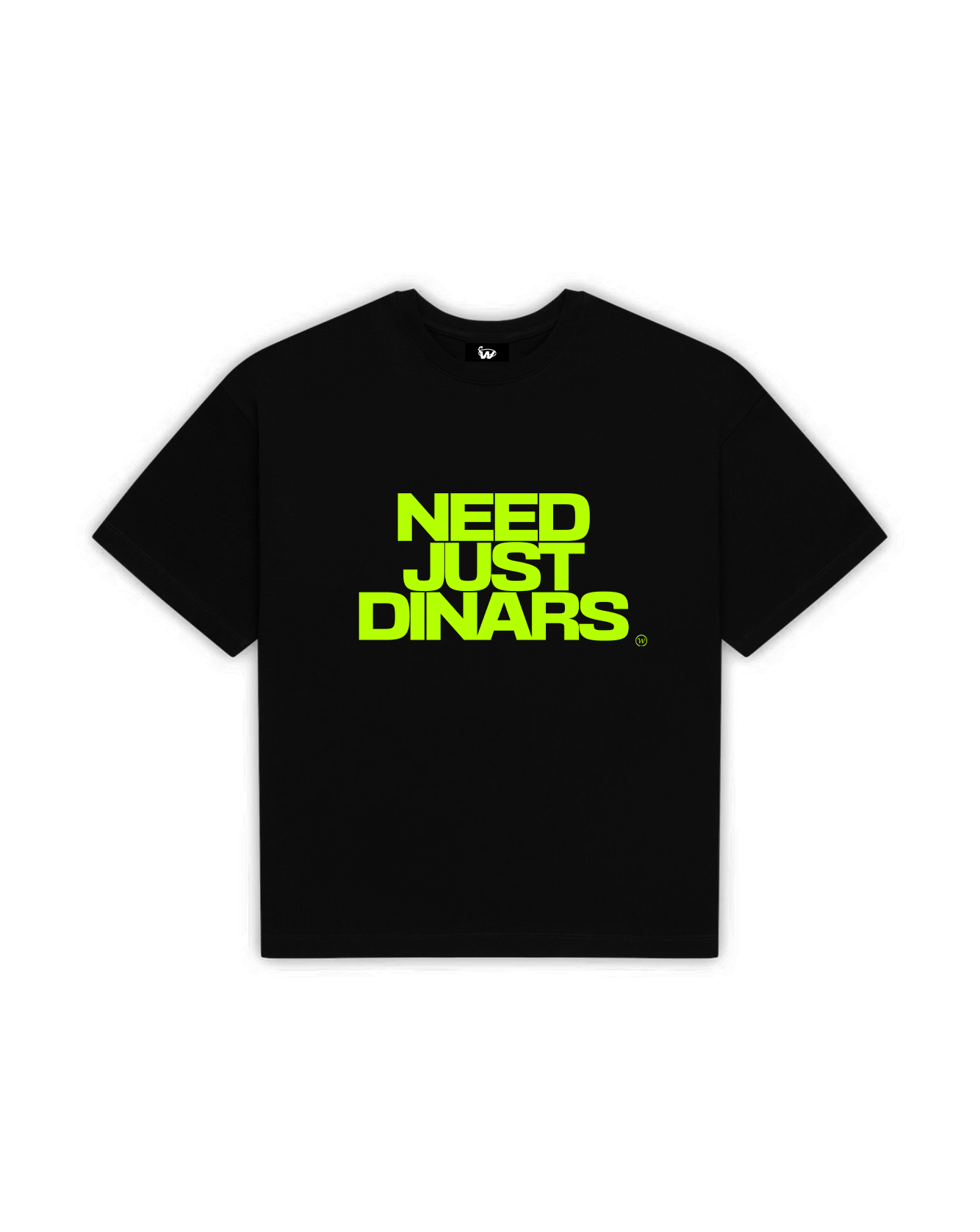 Need just dinars Tee [LIGHT GREEN]